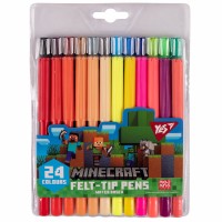 Фломастери "Yes" 24кольор. "Minecraft" №650554(12)(96)