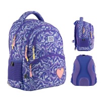 Рюкзак "GoPack" Education 175M-4 Shiny Heart 2від. 4карм. №GO24-175M-4(10)