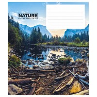 Зошит 24арк. лін. Школярик "Nature landscapes" ВД-лак №024-3375L(25)(200)
