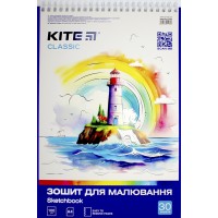 Зошит для малюв. на пруж. 30/100 А4 "Classic" №K-243(12)