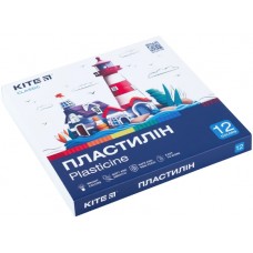 Пластилін "Kite" Classic 12 кольор. 240гр №K-1086(20)