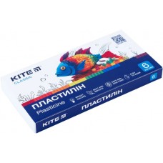 Пластилін "Kite" Classic 6 кольор. 120гр №K-081(40)