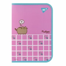 Папка факульт."Yes" A4 №492222 "Pusheen. Hearts"пласт.на блискавці,з внутр.кишенею(12)(48)