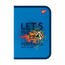 Папка для зош. B5 "Yes" №492205 "Football" на блиск. пласт.(12)(96)