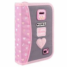 Пенал "Yes" I Love Corgi тв.,одинар.,1клап. №HP-03/533580(48)