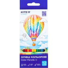 Олівці кольор. 12 кольор. "Kite" №К-051 Classic(12)(240)