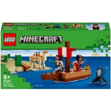 Конструктор "LEGO" Minecraft Подорож на піратському кораблі №21259(4)