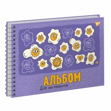 Альбом для малюв. на пруж. 20/100 A4 "Funny faces" УФ-виб. №130568/Yes/(3)(54)