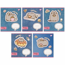 Зошит 12арк. кліт. YES Pusheen. Snack time №767197(25)(500)