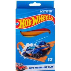 Пластилін "Kite" Hot Wheels 12 кольор. 200гр воск. №HW23-086(60)