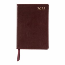 Щоден. A5 "Leo Planner" дат2025 184арк. Aldento інтегр. обкл., темно-коричневий№252538(10)