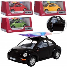 Машина метал. "Kinsmart" Volkswagen New Beetle 1998 (1:32),в кор-ці,16х8,5х7,5см №KT5028WS