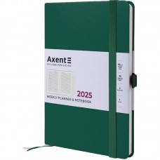 Щотижн. A5 "Axent" дат2025 Prime Strong зелений ліс №8507-25-61-A(12)