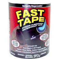 Стрічка клейка водонепроникна "Fast Tape" 100ммх1,5м чорна/Breidon/
