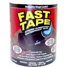 Стрічка клейка водонепроникна "Fast Tape" 100ммх1,5м чорна/Breidon/