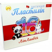Пластилін 16 кольорів 320 гр Ліпландія/Пластіленд Тетрада (20)