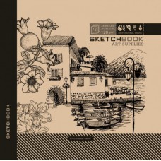 Скетчбук 36/120 B5 чисті аркуші, крафт Мандарин (10) №7БЦ/БК27/4/2144   