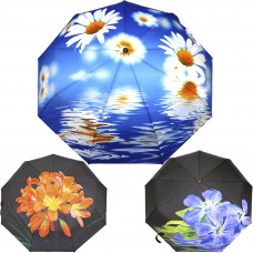 Парасолька жін. автомат "Rain Flowers" хустинка,в кор-ці №1020(12)(48)